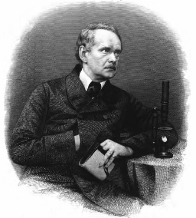 Portrait gravé de Matthias Schleiden